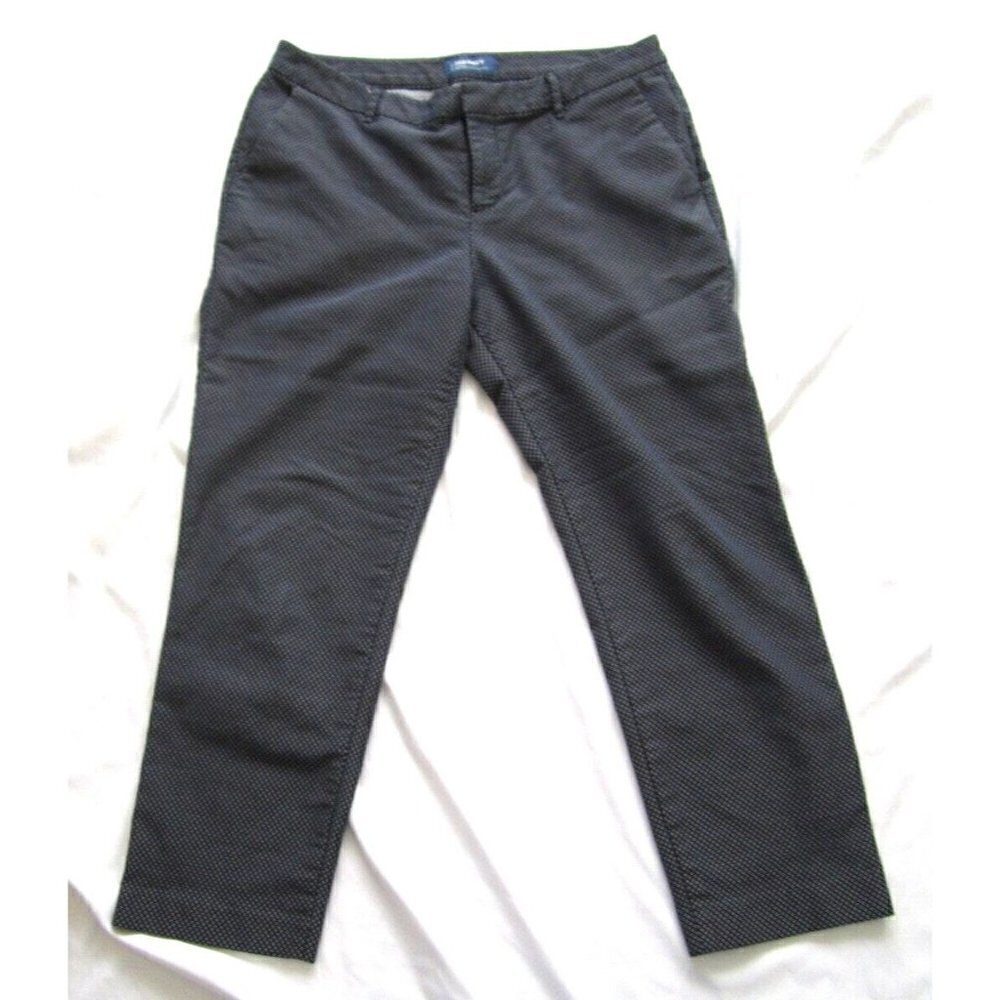Women's Old Navy Harper Mid Rise Cotton Pants Sz 10 Reg (WP98) - Picture 1 of 11